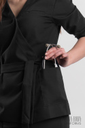 Kimono Medyczne Damskie - Czarne