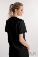 Bluza Medyczna Damska Basic - Czarna