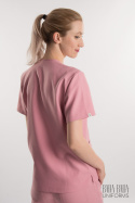 Bluza Medyczna Damska Basic - Różowa